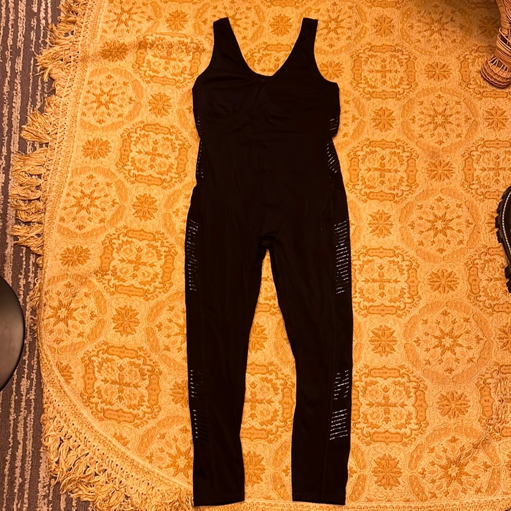 Fabletics Black Athletic Bodysuit